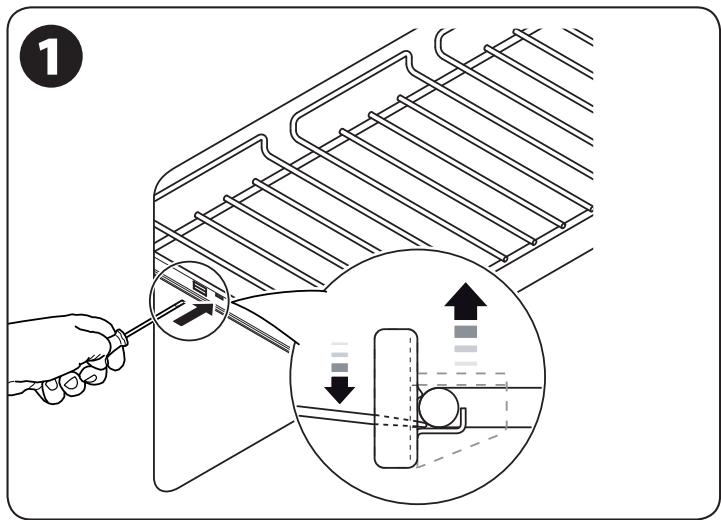 LA CORNUERE ALBSODFNB/BN-EU 15 - Removing the shelf – Enlever la grille - 1