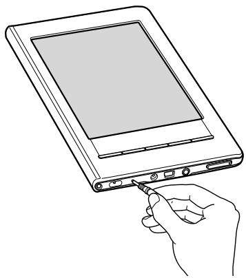 SONY LIVNU PRS600 SILVER - Retrait de la pointe du stylet fourni - 2