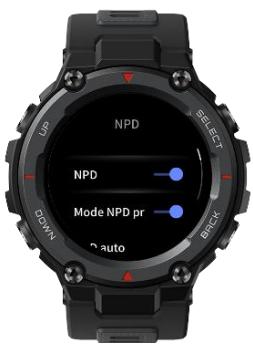 AMAZFIT T-Rex Pro - Réglage de la luminosité - 2