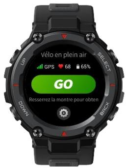AMAZFIT T-Rex Pro - Commencer un entra ñnement - 1