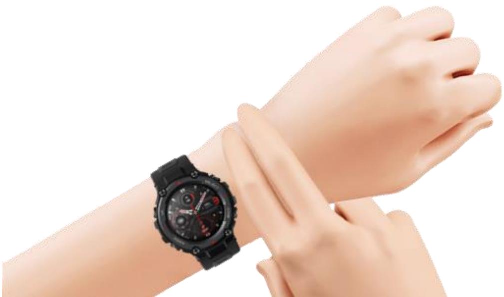AMAZFIT T-Rex Pro - Port de la montre et charge - 1