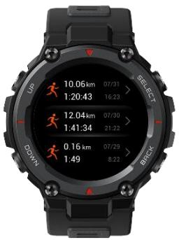 AMAZFIT T-Rex Pro - Affichage des données d'entra nement - 1