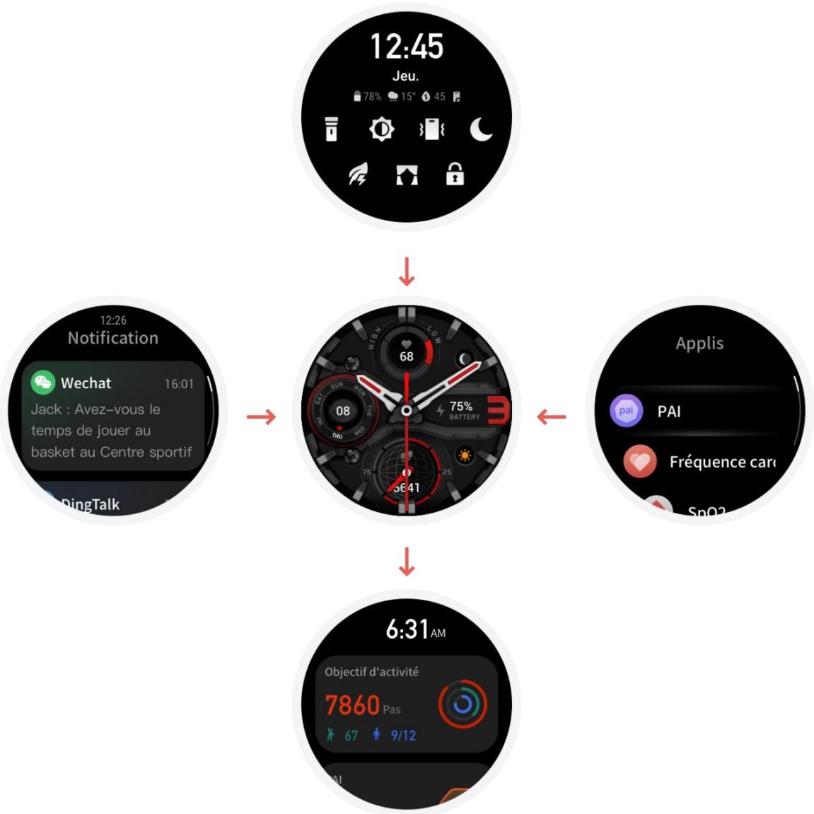 AMAZFIT T-Rex Pro - Écran tactile - 1