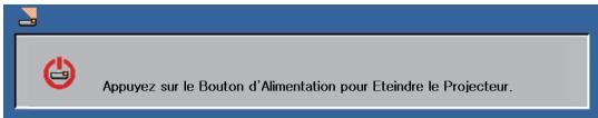 INFOCUS X9 NOIR - Mise hors tension du projecteur - 1