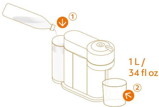 KRUPS YY4889 - NOTE: water may accumulate inside the machine's head, please dry visible parts with a clean dry cloth. - 1