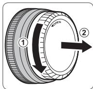 FUJIFILM XF 27/2.8 SILVER - Retrait des bouchons - 2