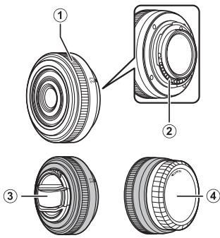 FUJIFILM XF 27/2.8 SILVER - Parts of the Lens - 1