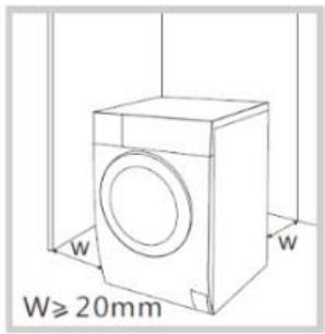 THOMSON TW1491BOGLAVE-LINGE - Positionnement - 1