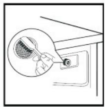 THOMSON TW1491BOGLAVE-LINGE - Laver le filtr de la machine - 4