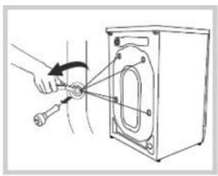 THOMSON TW1491BOGLAVE-LINGE - Retrait des boulons de transport - 1