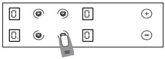 ROSIERES RVE6350PN - Activation d'un FOYER de cuisson - 1