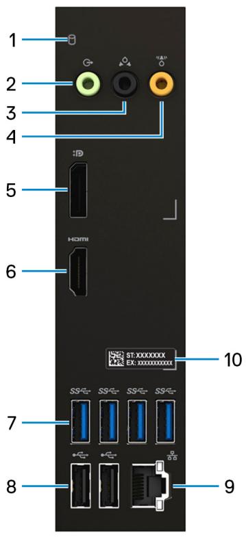 DELL XPS_DT_8940 - Logement pour câble de sécurité (en forme de biseau) - 1
