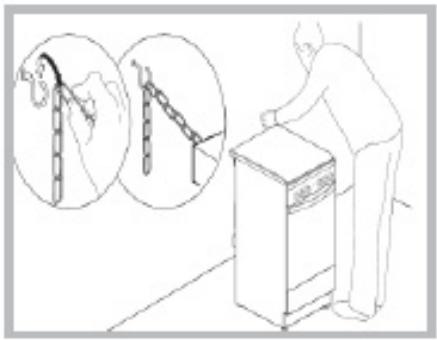 WHIRLPOOL WS68M8APX - Chaîne de sécurité - 1