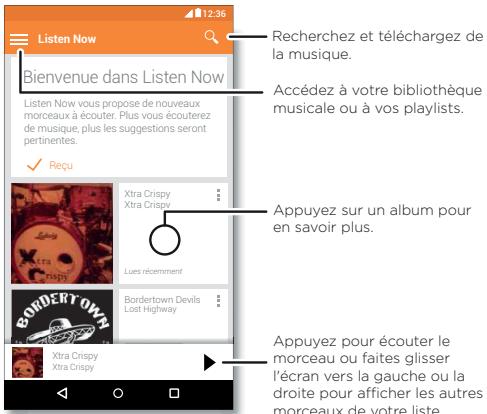 LENOVO MOTO Z PLAY BLACK - Démarrage rapide : musique - 1