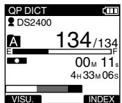 OLYMPUS DS2400 - Enregistrement d'insertion - 4