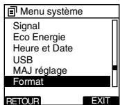 OLYMPUS DS2400 - Formatage de la carte (format) - 2