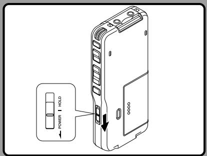 OLYMPUS DS2400 - Couper l'alimentation - 1