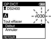 OLYMPUS DS2400 - Effacement de tous les fichiers d'un dossier - 2