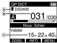 OLYMPUS DS2400 - Nouvel enregistrement - 1