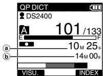 OLYMPUS DS2400 - Écrasement d'enregistrement - 1