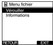OLYMPUS DS2400 - Verrouillage de fichiers (vérouiller) - 2