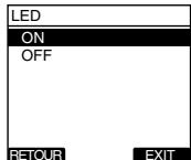 OLYMPUS DS2400 - Appuyez sur la touche + ou - pour sélectionner [on] ou [OFF]. - 1