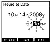 OLYMPUS DS2400 - Réglage de l'heure et de la date (heure et date) - 3