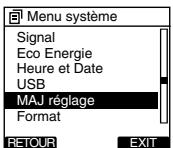 OLYMPUS DS2400 - Initialisation des réglages de menu de l'enregistreur (MAJ réglage) - 1