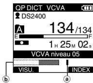 OLYMPUS DS2400 - Ajustement du niveau d'activation de démarrage/arrêt - 1