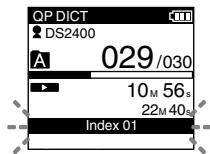 OLYMPUS DS2400 - Repérage d'une marque index - 1