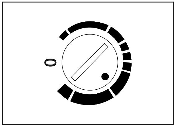 FAURE FCV123W - Le thermostat (e) - 1