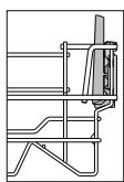 INDESIT LaveVaisselleDFO3C26 - VOLETS Pliables avec positions ajustables - 1
