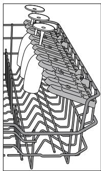 INDESIT LaveVaisselleDFO3C26 - VOLETS Pliables avec positions ajustables - 3