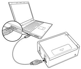 HITACHI HDSVR70E - Charger la batterie - 1