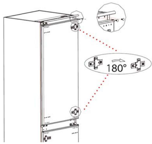 THOMSON THNF178EBI - INVERSION DES PORTES - 4