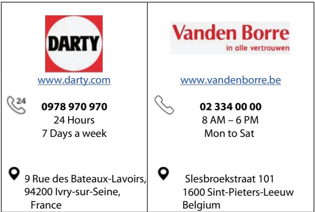 THOMSON THNF178EBI - Contact us at: - 1