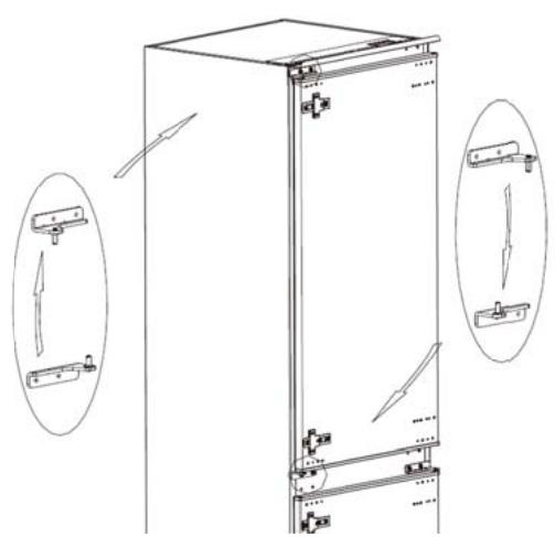 THOMSON THNF178EBI - INVERSION DES PORTES - 3