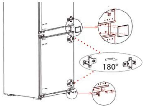 THOMSON THNF178EBI - INVERSION DES PORTES - 7
