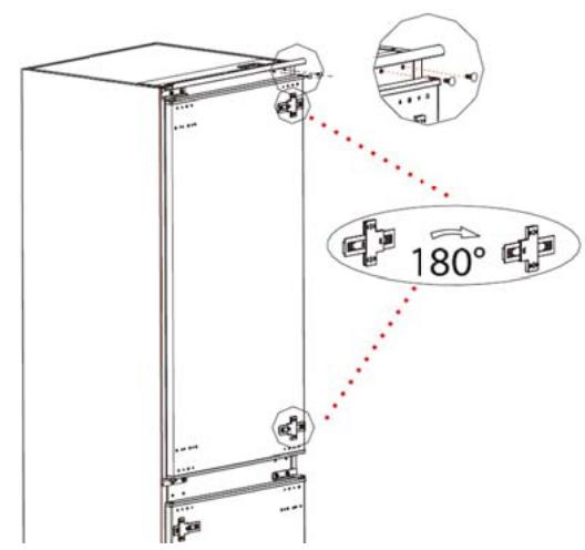 THOMSON THNF178EBI - DRAAIRICHTING VAN DE DEUR WIJZIGEN - 4