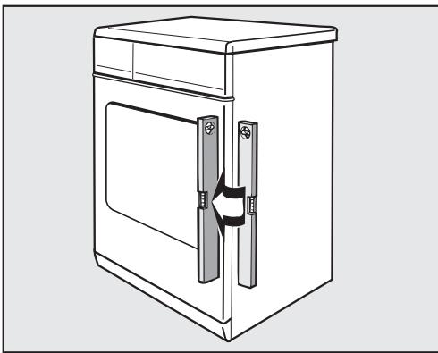 MIELE T8402C - Calage du sèche-linge - 1