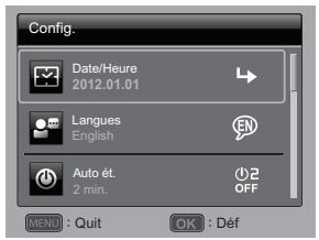 POLAROID Z2300 - Menu Config. - 1