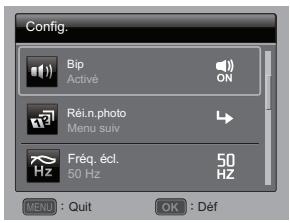 POLAROID Z2300 - Menu Config. - 2