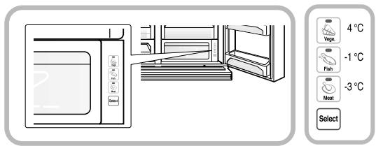 LG-GOLDSTAR GR-L 217 NGA - Changement de la température dans la zone miracle - 1