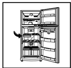 LG-GOLDSTAR GR-L 217 NGA - Positionnement du contrôleur de température - 2
