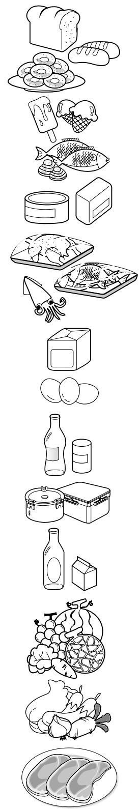 LG-GOLDSTAR GR-L 217 NGA - Emplacement des aliments - 1