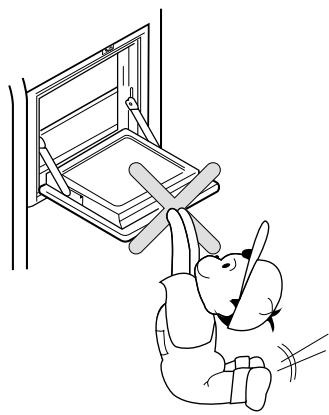 LG-GOLDSTAR GR-L 217 NGA - Ouvrir la porte du compartiment fraîcheur - 4