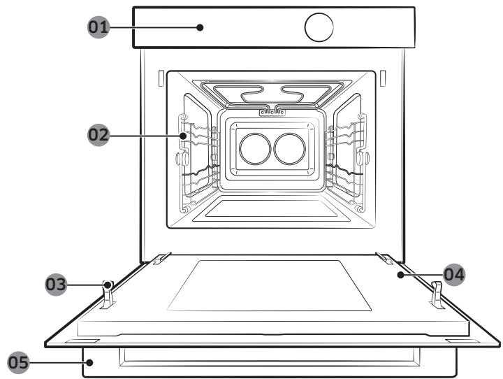SAMSUNG NQ5B6753CAEB - Coup d'oeil sur le four - 1