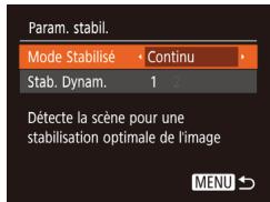 LEXAR 4294750 - Modification des réglages de l'option mode stabilisé - 1