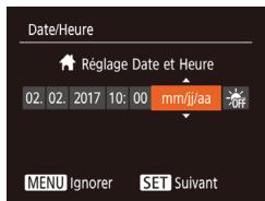LEXAR 4294750 - Réglage de la date et de l'heure - 2