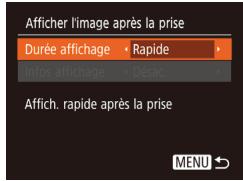 LEXAR 4294750 - Modification de la durée d'affichage de l'image prise - 1